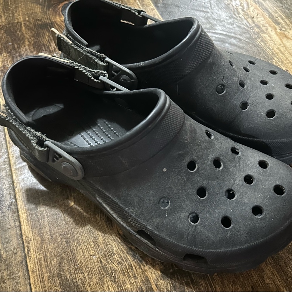 Crocs Mens Classic All Terrain‎ Clog Black Size Mens 9 Womens 11